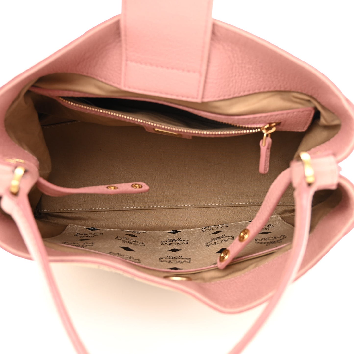 Visetos Small Corina Shoulder Bag Beige Pink