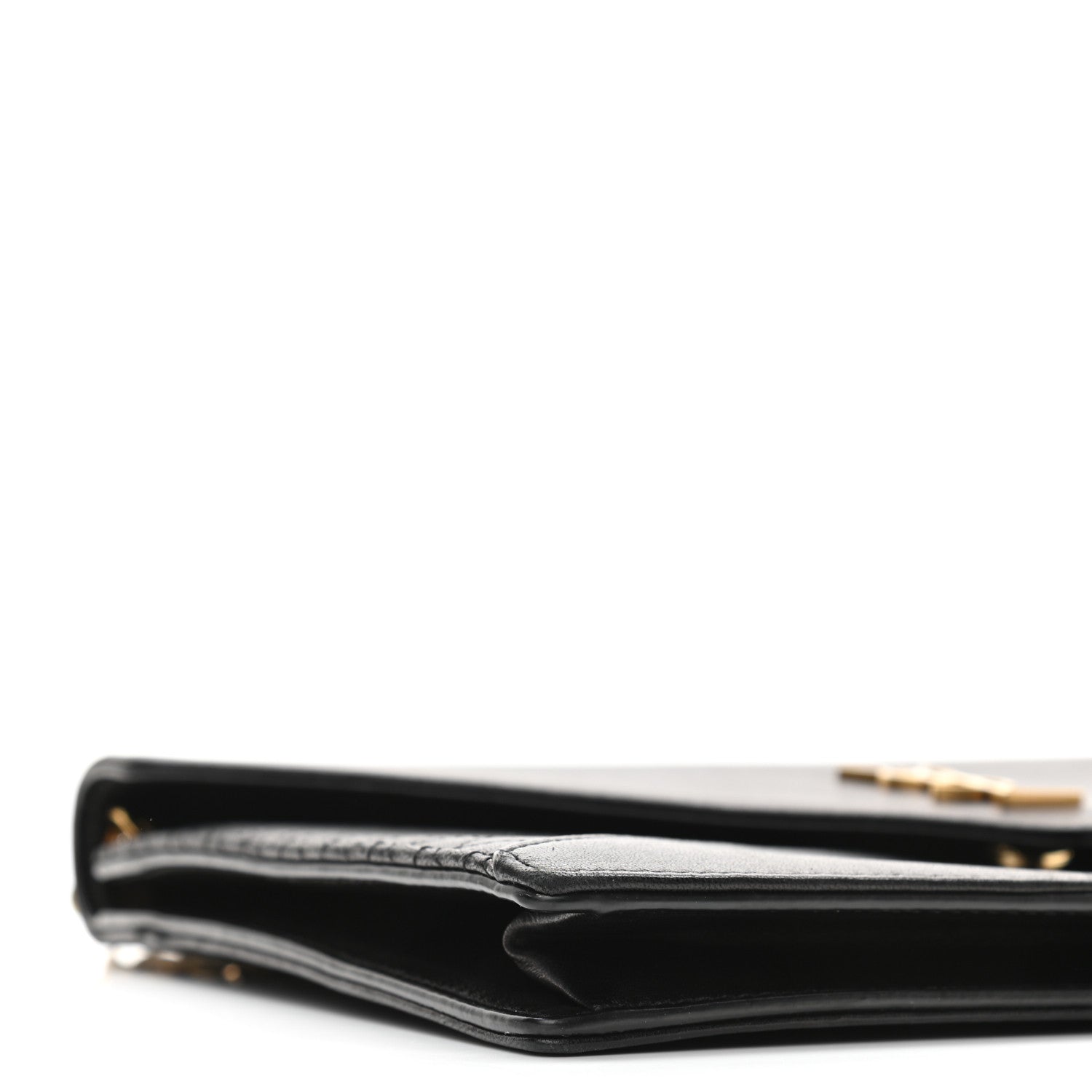 Saint Laurent Lambskin Quilted Monogram Gaby Chain Bag Black 8 of 9