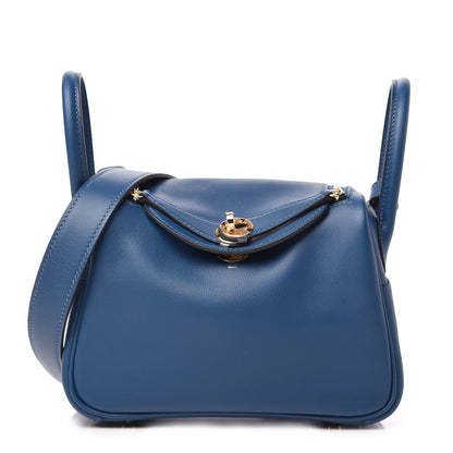 Hermes Swift Mini Lindy 20 Deep Bleu 1 of 9