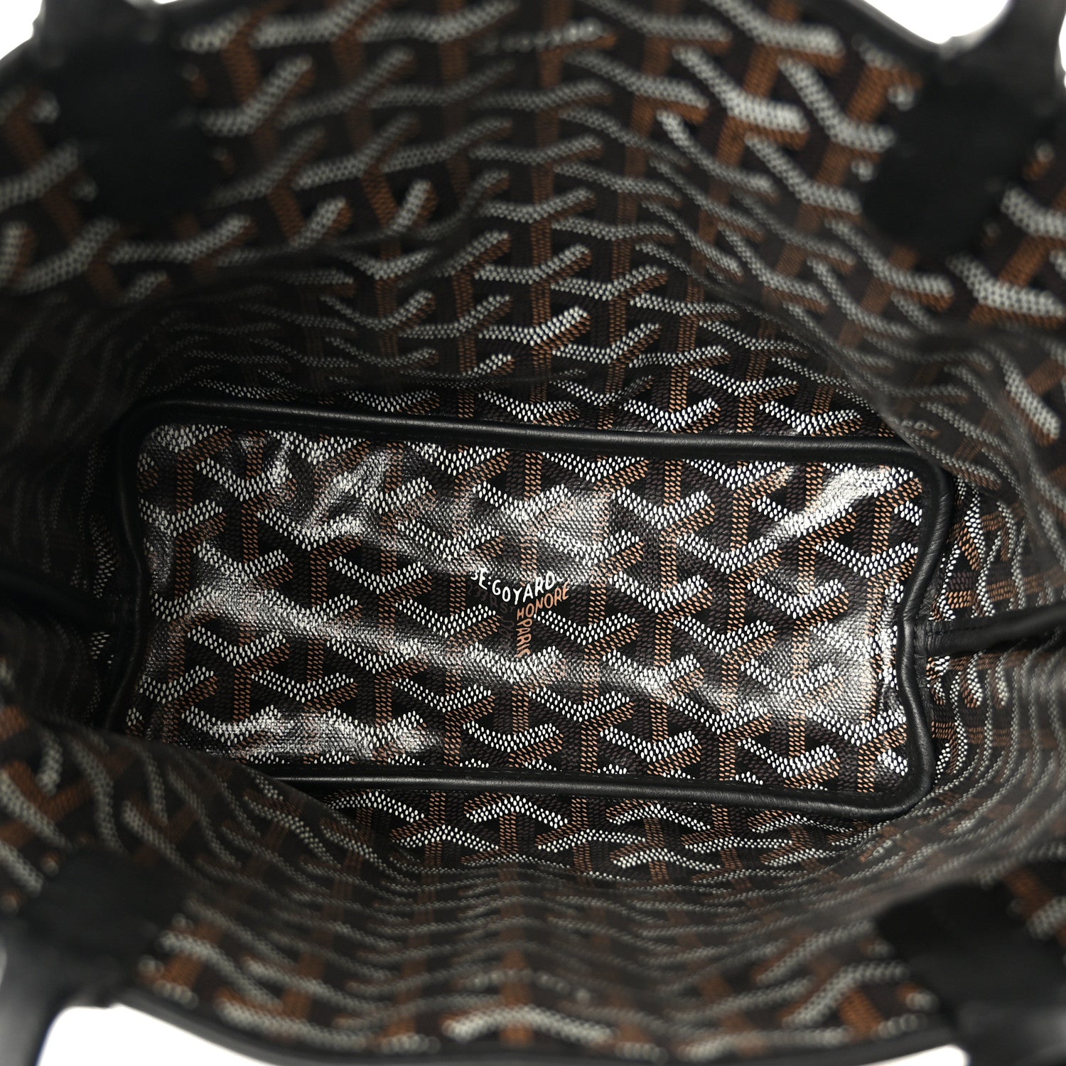 Goyard Goyardine Reversible Mini Anjou Black 10 of 20