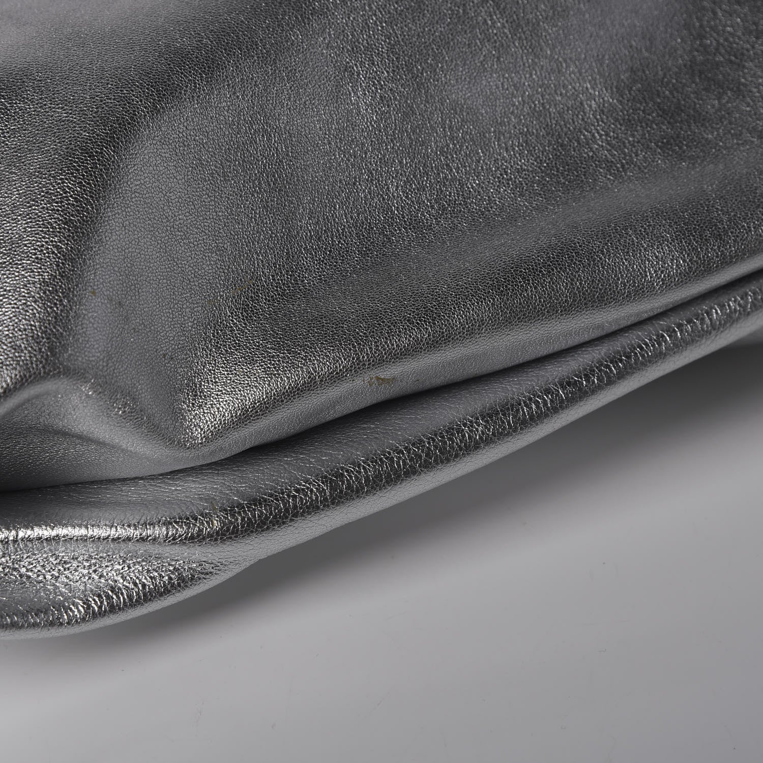 Tom Ford Metallic Calfskin Alix Padlock Zip Shoulder Bag Silver 12 of 14