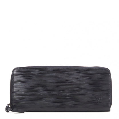Louis Vuitton Epi Clemence Wallet Black 1 of 9