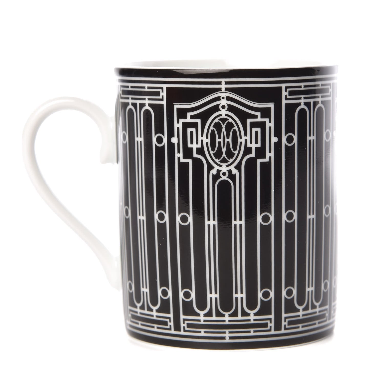 Porcelain H Deco Mug