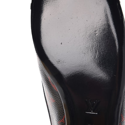 Louis Vuitton Monogram Infrarouge New Revival Ballerina Flats 39 Black 9 of 9