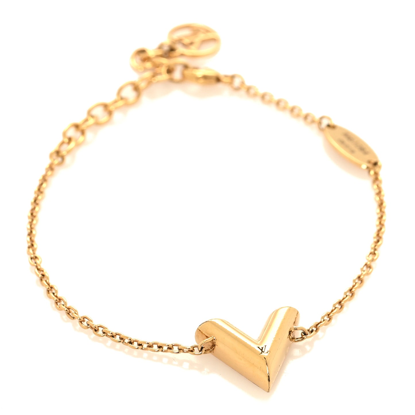 Essential V Supple Bracelet Gold