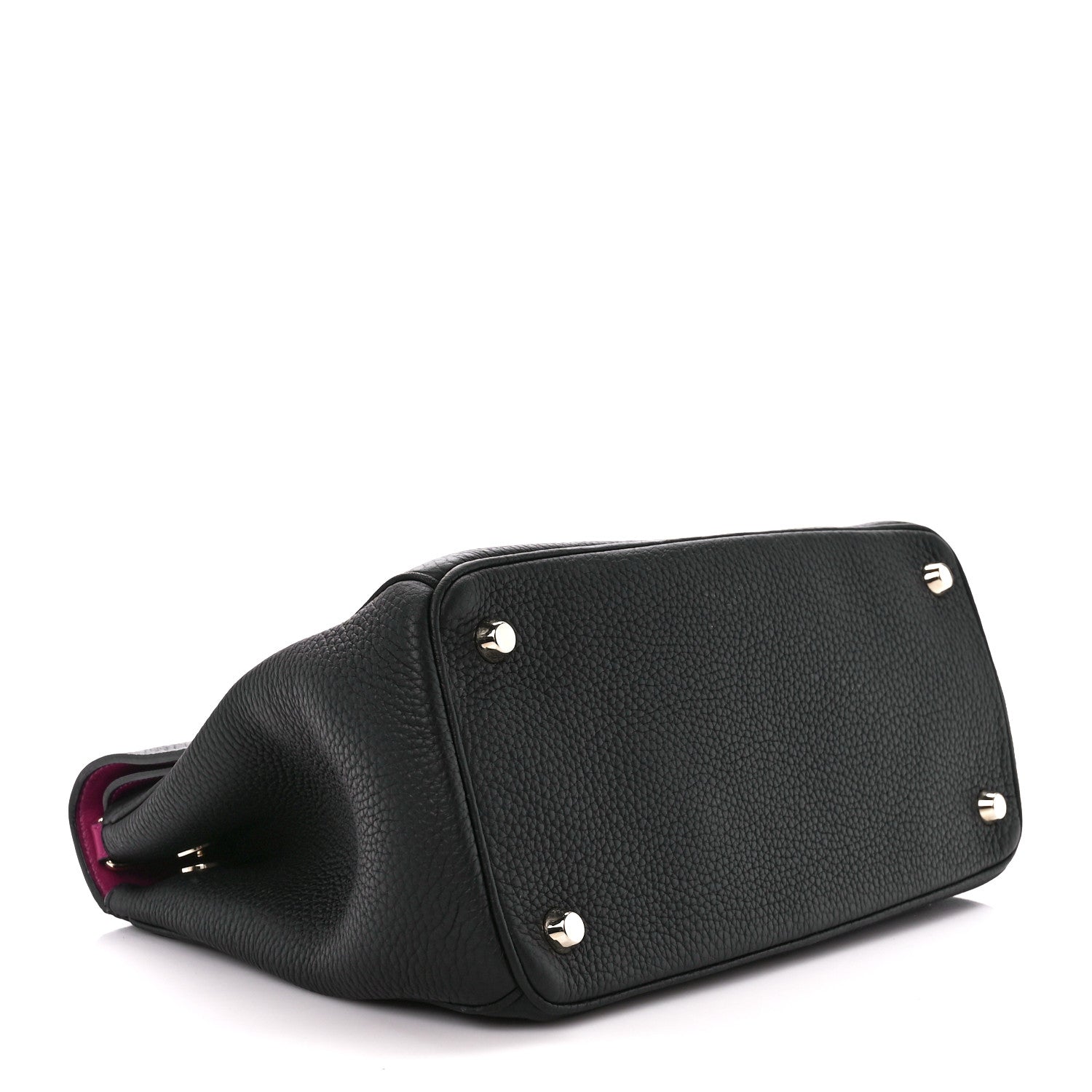 Christian Dior Bullcalf Medium Be Dior Flap Black Fraise 4 of 12