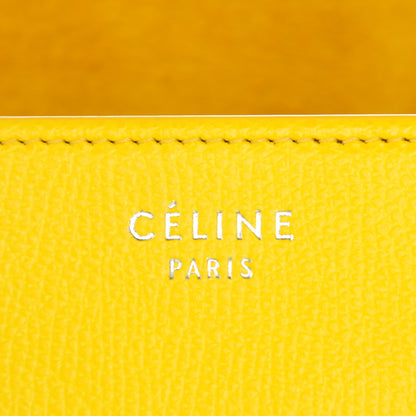 Celine Supple Calfskin Medium Phantom Luggage Sun Yellow 5 of 8