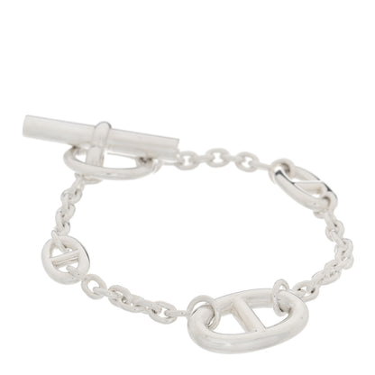 Hermes Sterling Silver Farandole Bracelet LG 1 of 4