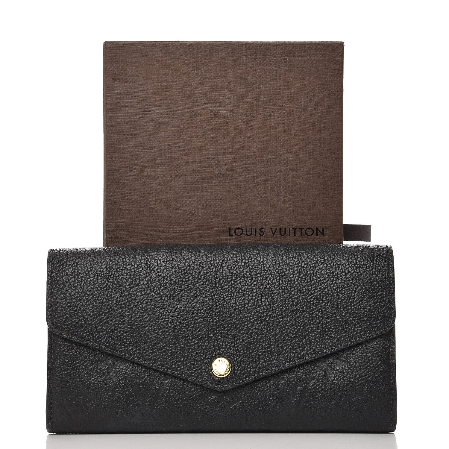 Louis Vuitton Empreinte Sarah Wallet NM Black 9 of 9