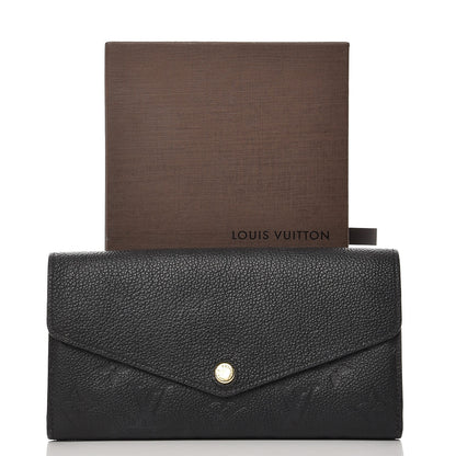 Louis Vuitton Empreinte Sarah Wallet NM Black 9 of 9