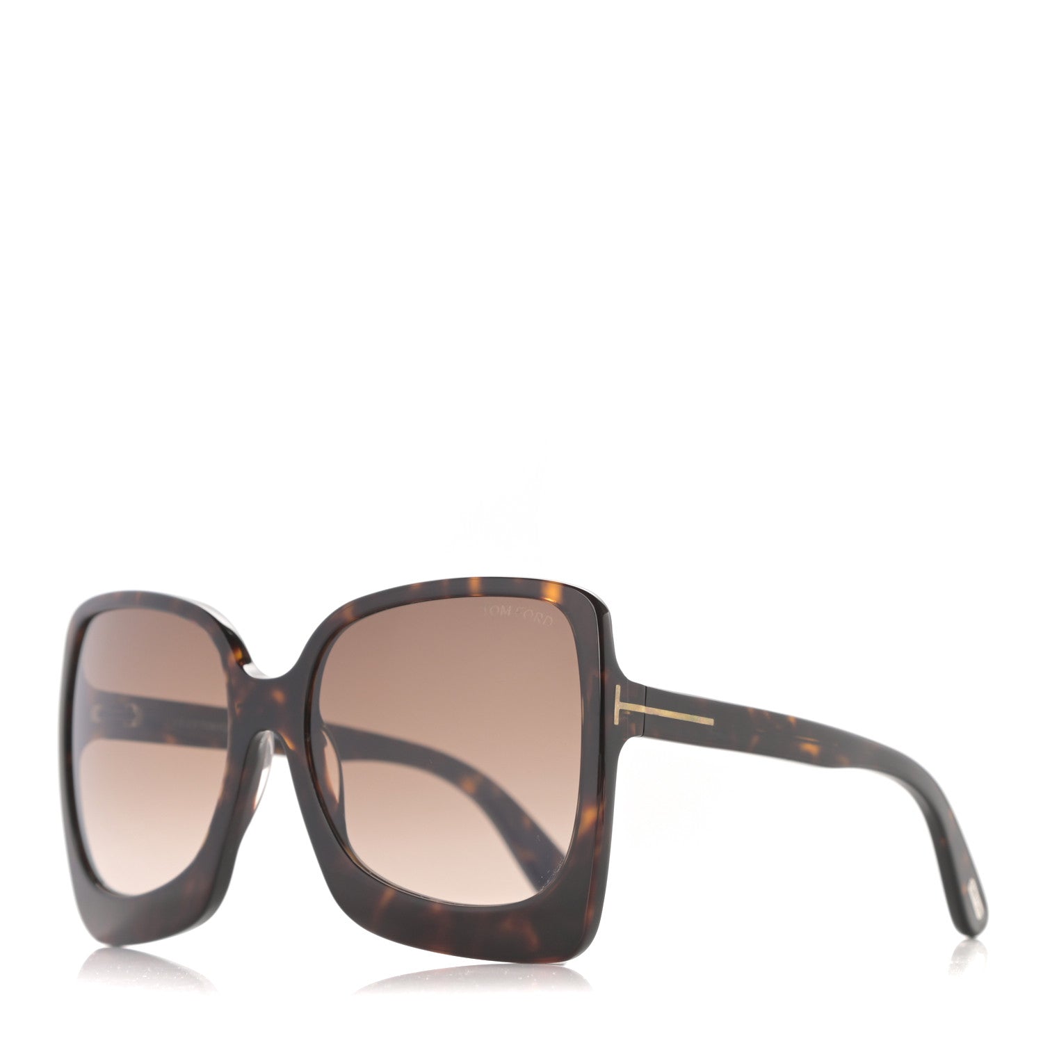 Tom Ford Acetate Emmanuella Sunglasses TF618 Havana 1 of 8