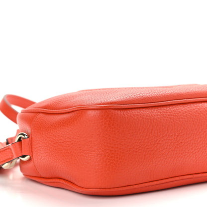 Gucci Pebbled Calfskin Small Soho Disco Bag Sun Orange 8 of 10