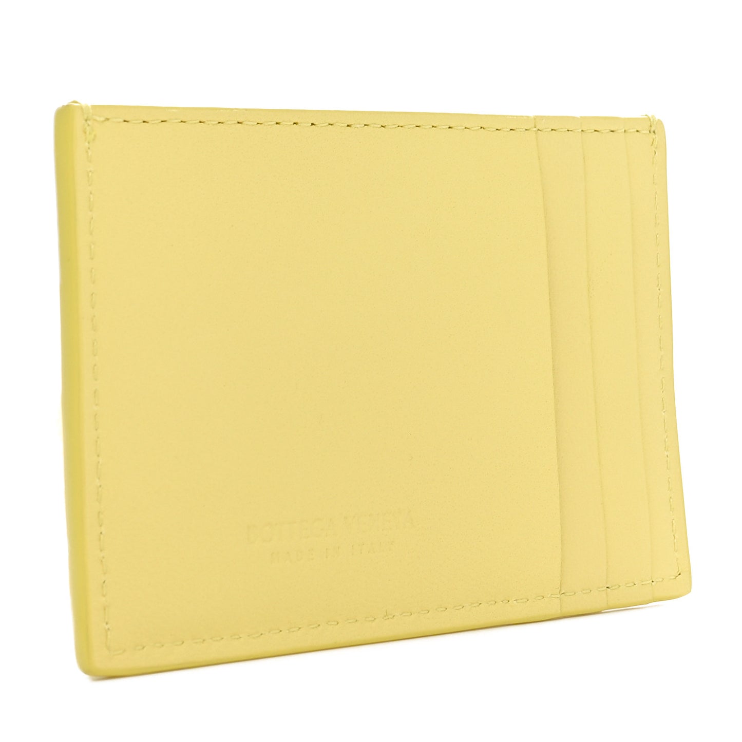 Nappa Intreccio Cassette Credit Card Holder Sherbert