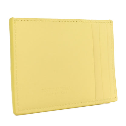 Bottega Veneta Nappa Intreccio Cassette Credit Card Holder Sherbert 3 of 8