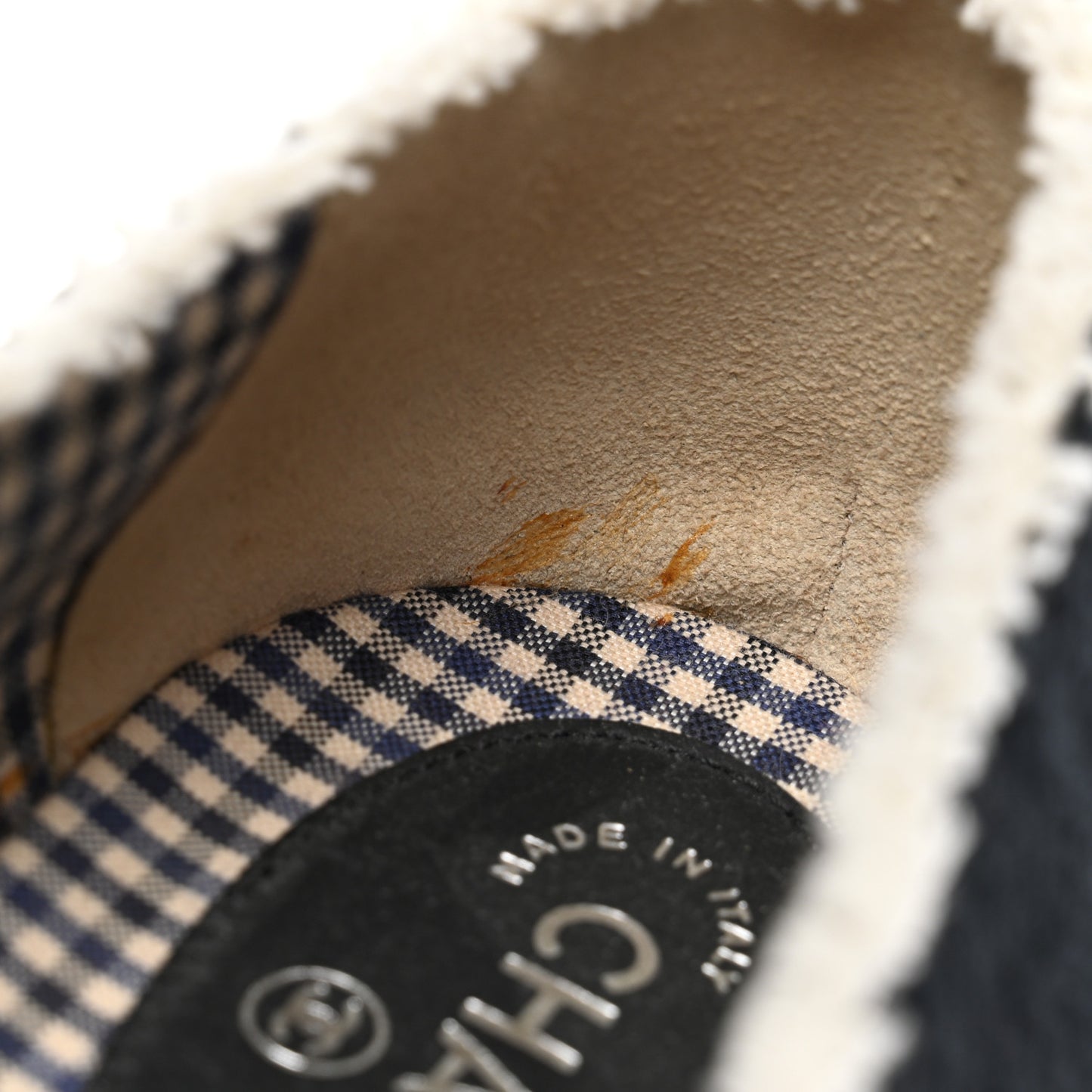 Tweed Escarpins Camellia CC Pumps 37.5 Navy White