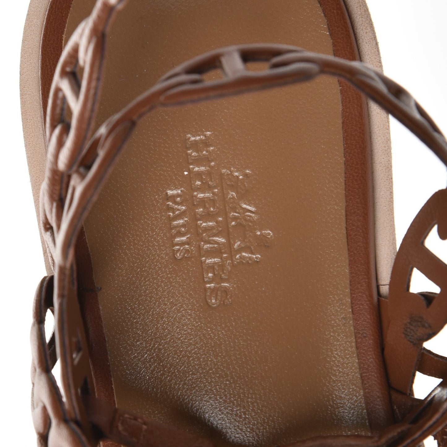 Nappa Chaine d'Ancre Kalliste Sandals 37 Gold