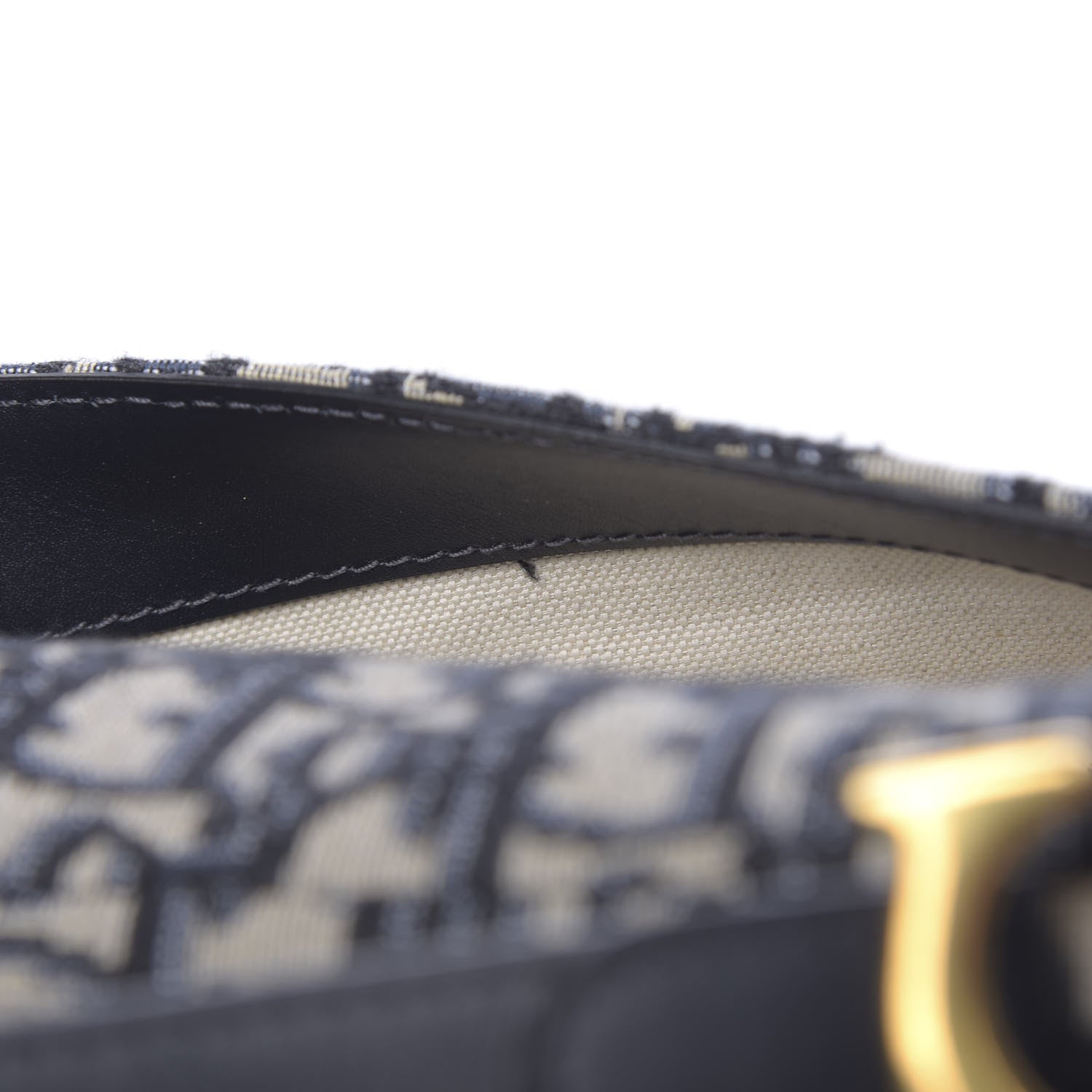 Christian Dior Oblique Saddle Bag Blue 10 of 11