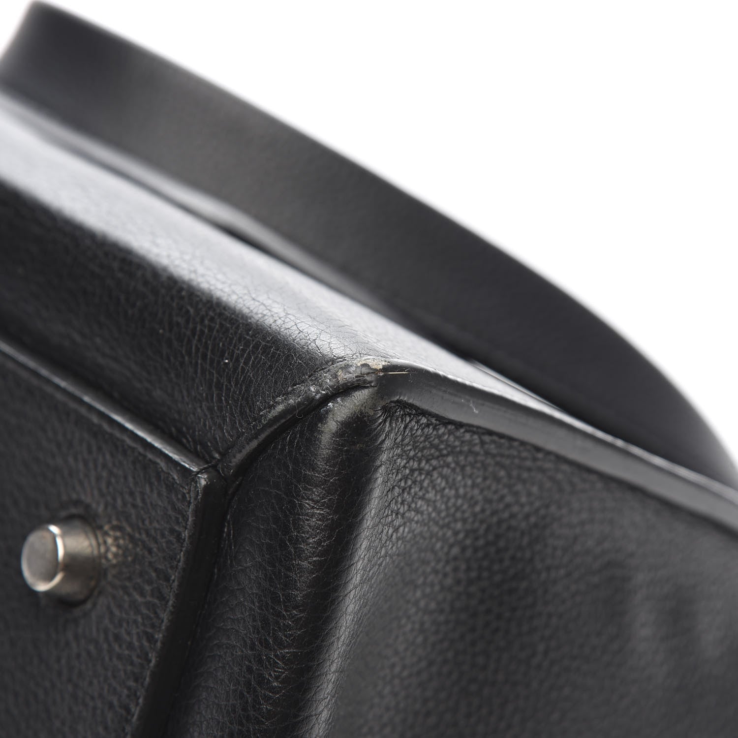 Celine Supple Calfskin Medium Edge Shoulder Bag Black 12 of 13
