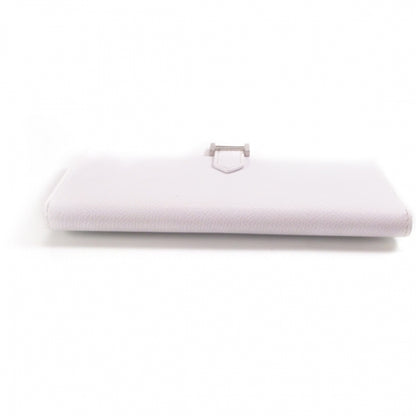 Hermes Epsom Leather Bearn Bi-Fold Wallet White 4 of 11