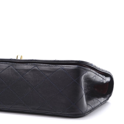 Chanel Lambskin Quilted Small Single Flap Navy 7 of 11