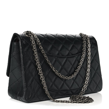 Chanel Aged Calfskin Quilted 2.55 Reissue 226 Flap Black 3 of 11