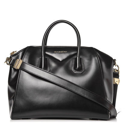 Givenchy Shiny Lord Calfskin Medium Antigona Black 1 of 10