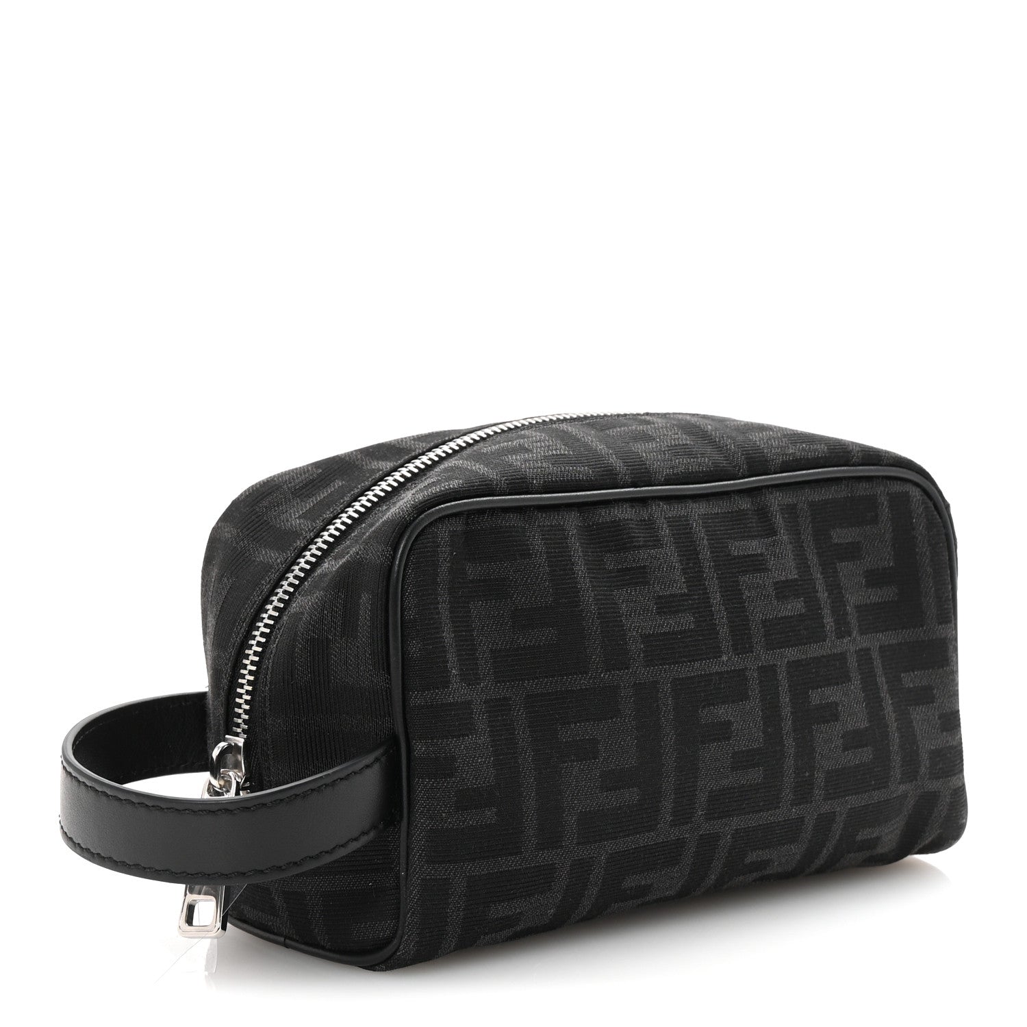 Fendi Jacquard FF Toiletry Case Black 3 of 8