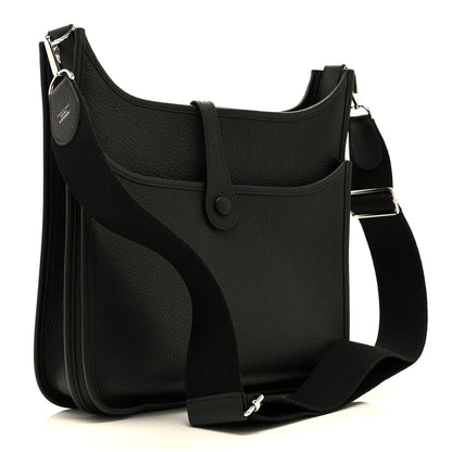 Hermes Taurillon Clemence Evelyne III PM Black 3 of 10