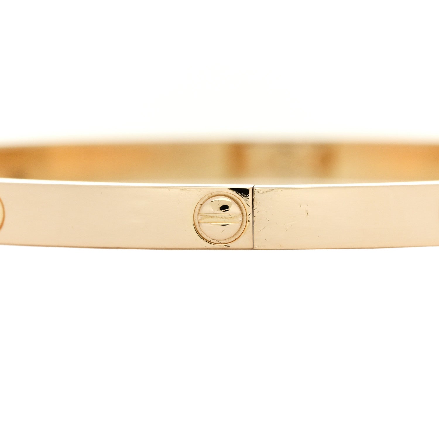 Cartier 18K Yellow Gold 10 Diamond Small LOVE Bracelet 17 4 of 8