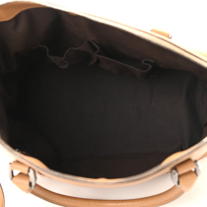 Gucci Pebbled Calfskin Medium GG Convertible Dome Satchel Beige 5 of 12