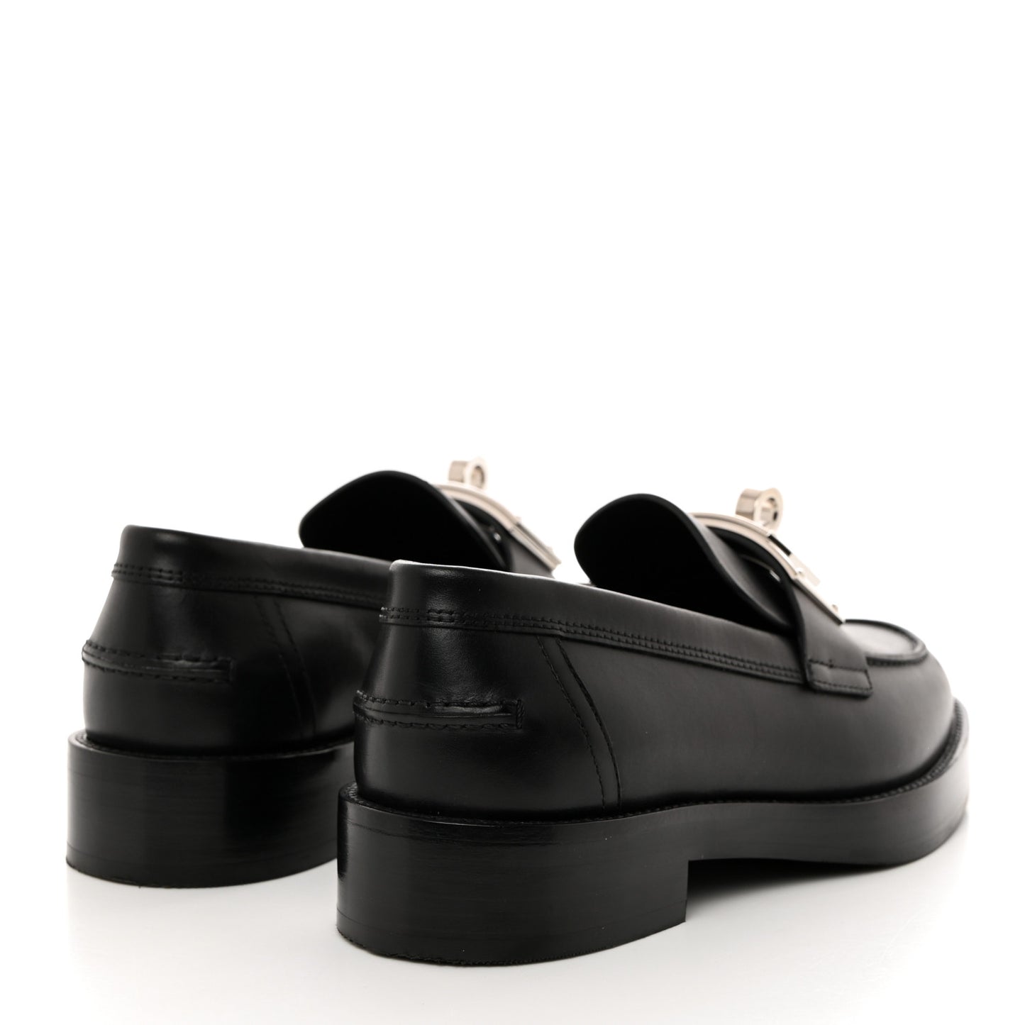 Calfskin Womens Hot Loafer 36 Black