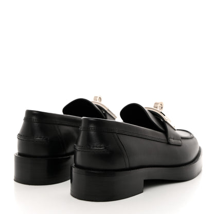 Hermes Calfskin Womens Hot Loafer 36 Black 4 of 7