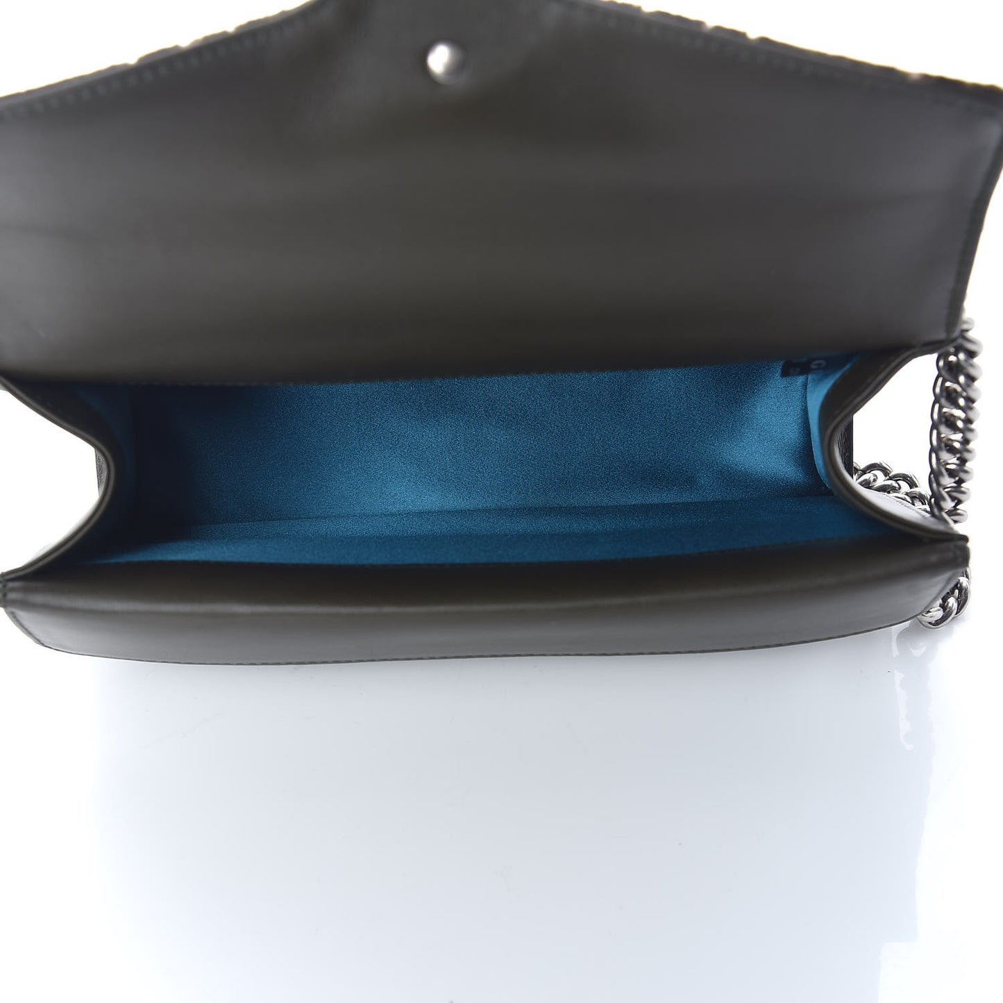 Velvet Moon Calfskin Crystal GG Monogram Small Dionysus Shoulder Bag Dark Olive Rose Gold