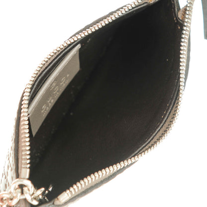 Gucci Calfskin Diamante Embossed Key Case Grey 5 of 7