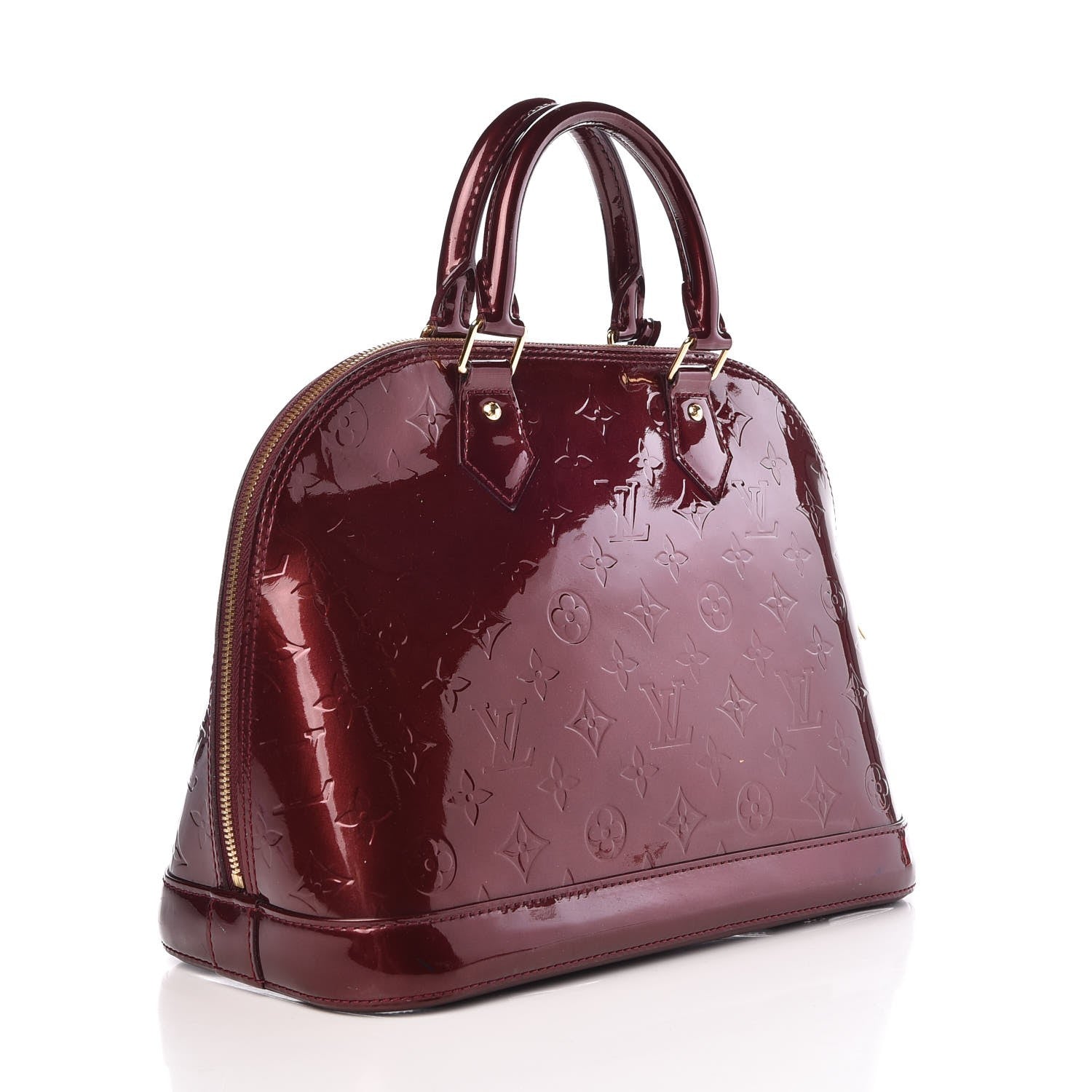 Louis Vuitton Vernis Alma PM Rouge Fauviste 3 of 12
