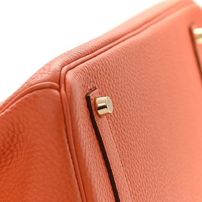 Hermes Togo Birkin 35 Orange 7 of 34