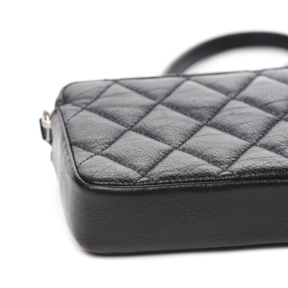 Mulberry Shiny Buffalo Quilted Plaque Wallet on Chain Black 6 of 9