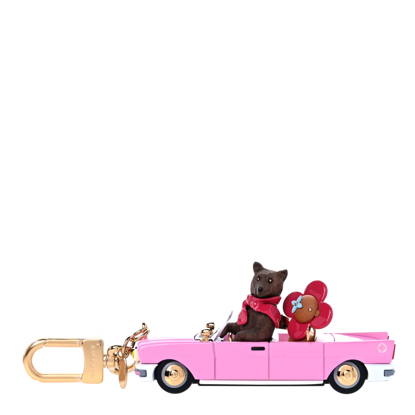 Resin Vivienne Bear Bijoux Christmas Drive Bag Charm Key Holder