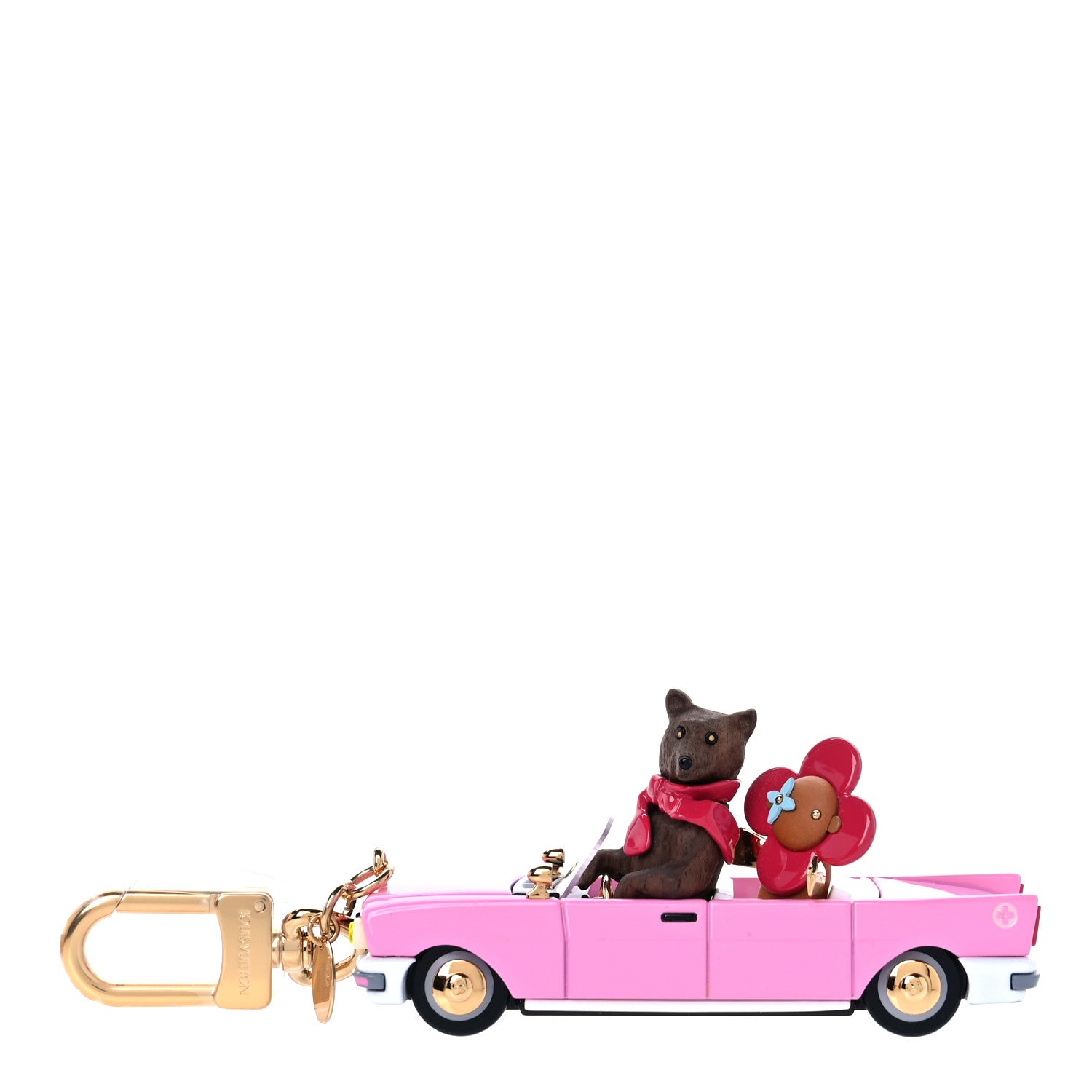 Louis Vuitton Resin Vivienne Bear Bijoux Christmas Drive Bag Charm Key Holder 1 of 6