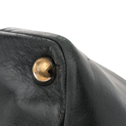 Chanel Calfskin Quilted Large Cambon Tote Black White 11 of 16