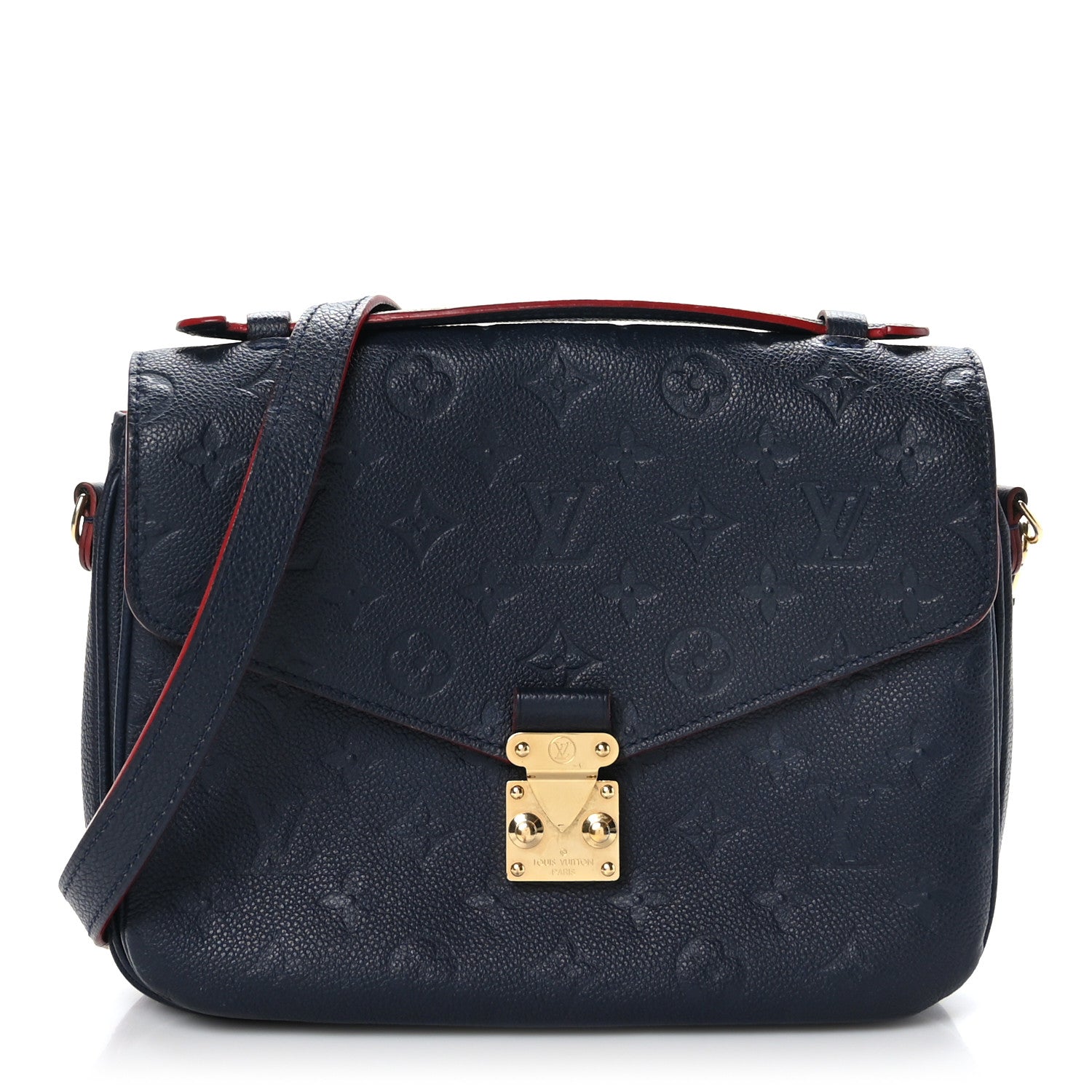 Louis Vuitton Empreinte Pochette Metis Marine Rouge 1 of 11