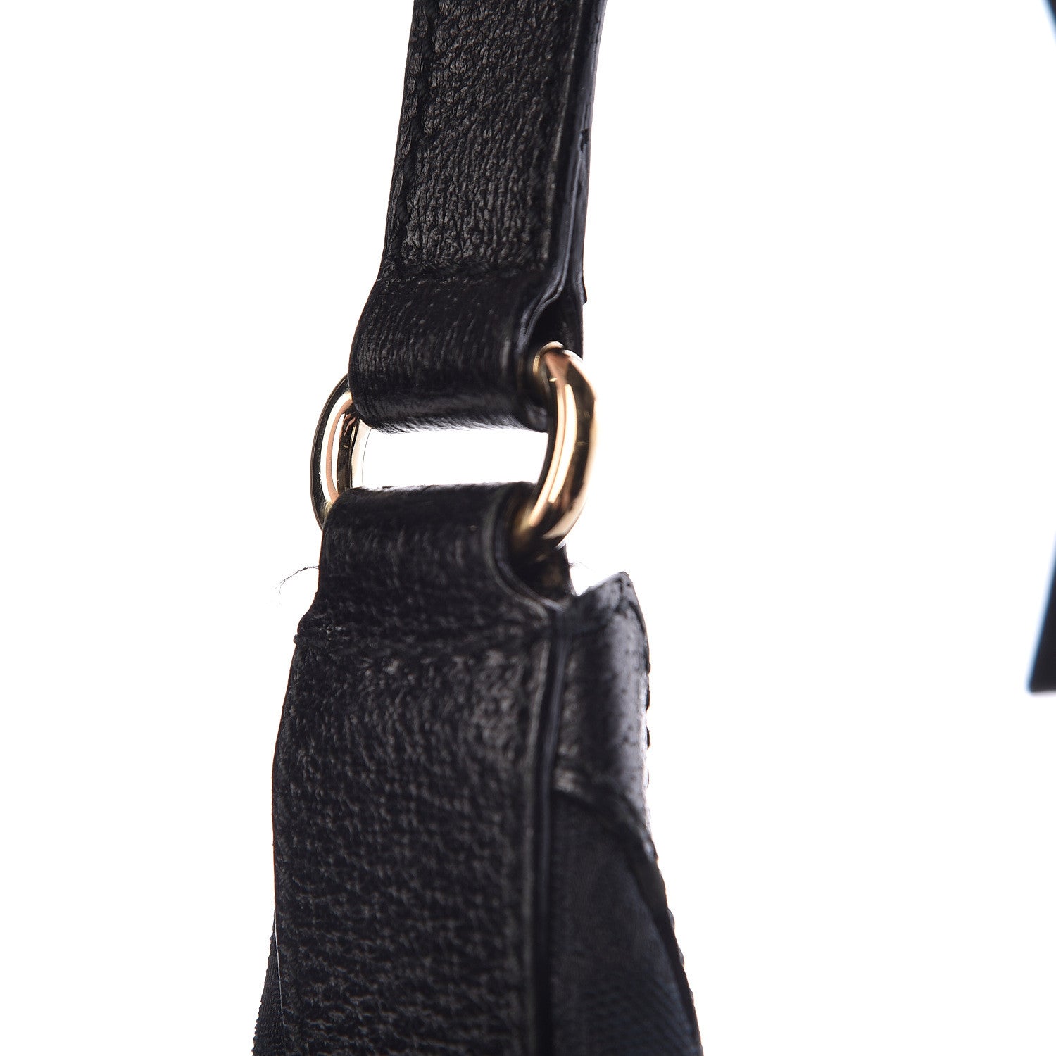 Gucci Monogram Small Charmy Hobo Black 12 of 13