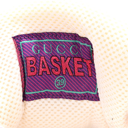 Gucci Demetra Womens Basket Low Top Sneakers 39 Spongy Azure Great White Mystic White Box Pink 9 of 10