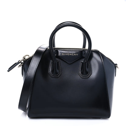Givenchy Shiny Lord Calfskin Mini Antigona Black 1 of 7