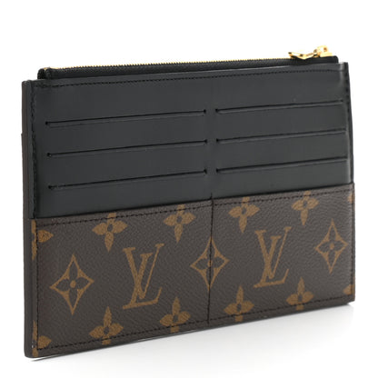Louis Vuitton Monogram Slim Purse Black 3 of 6
