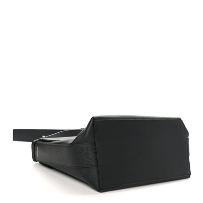 Salvatore Ferragamo Calfskin Gancini Twins 24 Messenger Bag Black 4 of 10