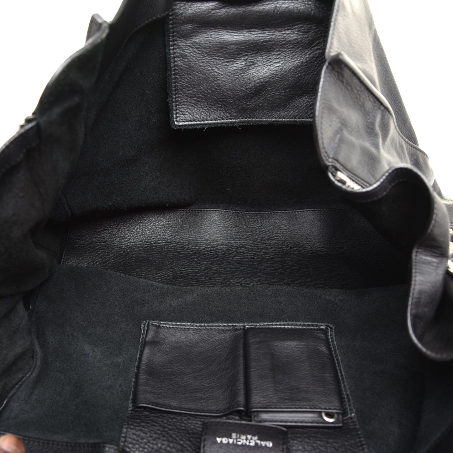 Supple Calfskin Papier A4 Tote Black