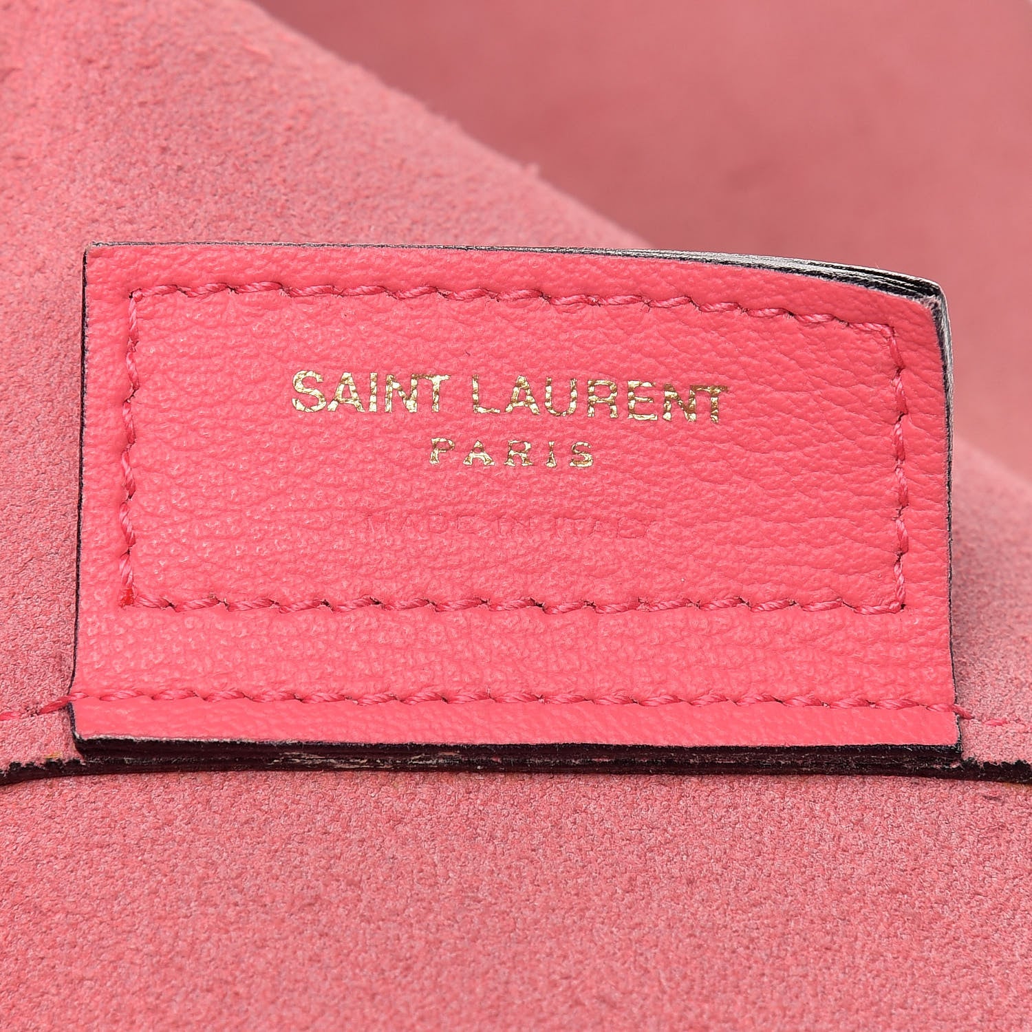 Saint Laurent Calfskin Large Shopping Tote Pale Rose 8 of 10