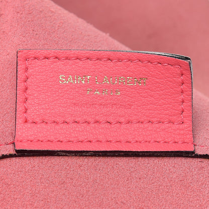 Saint Laurent Calfskin Large Shopping Tote Pale Rose 8 of 10