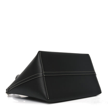 Burberry Soft Calfskin Small Pocket Tote Bag Black 4 of 9